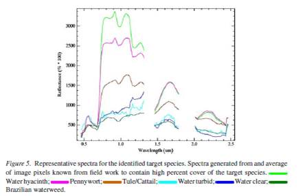 invasive plant signatures for delta